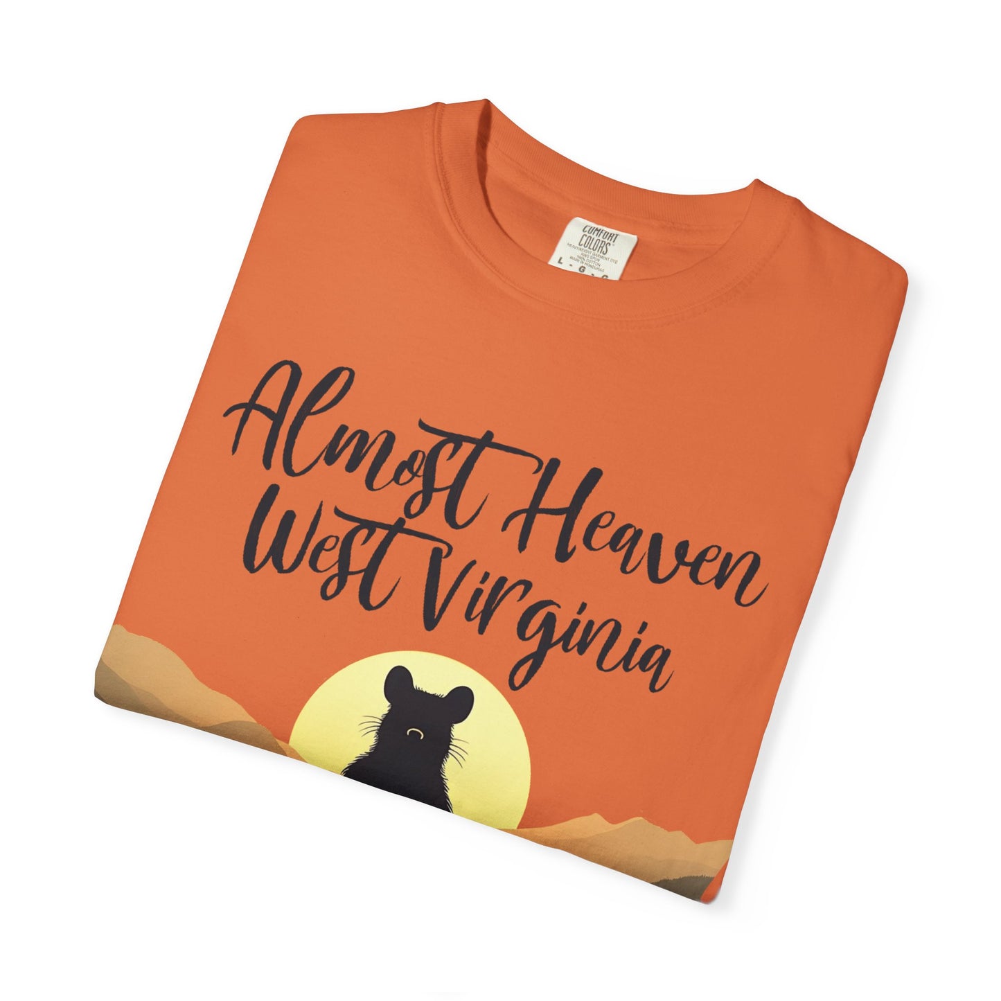 West Virginia "Lotus Racoon 2" Garment-Dyed T-Shirt
