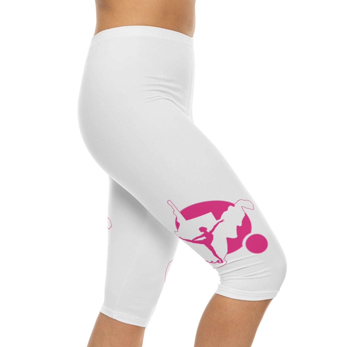 Women's Capri Leggings | WV Dance Script 01-Nicodemus Studios