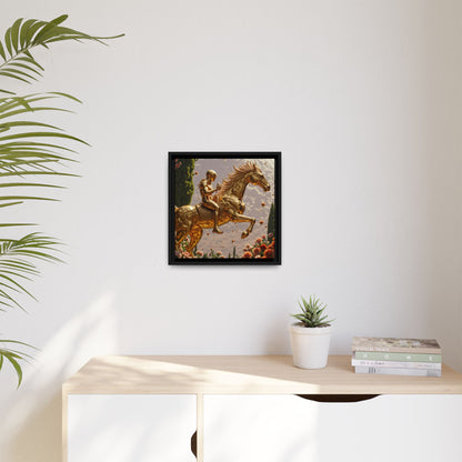 Framed Canvas Artprint | Petalborne Reveries 03 by Nicodemus Studios