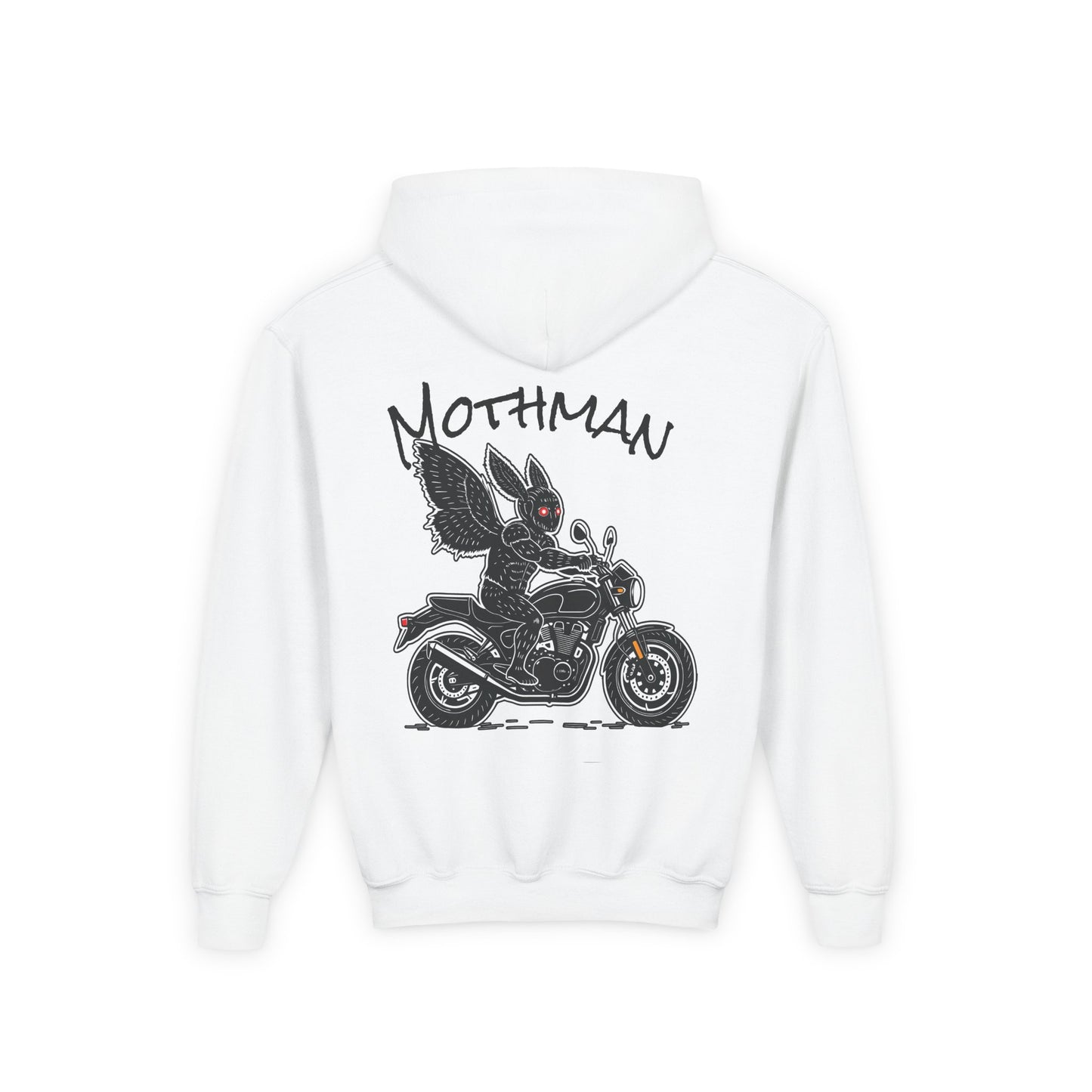 Cozy Youth Hoodie | Biker Mothman