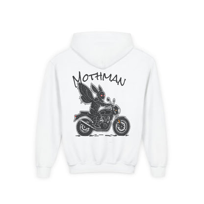 Cozy Youth Hoodie | Biker Mothman
