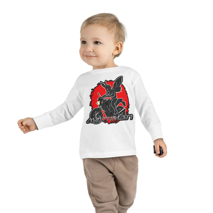 Toddler Long Sleeve Tee |  Mothman Biker