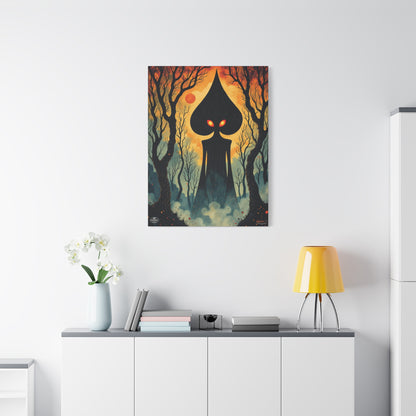 Canvas Wall Art | Braxie The Flatwoods Monster