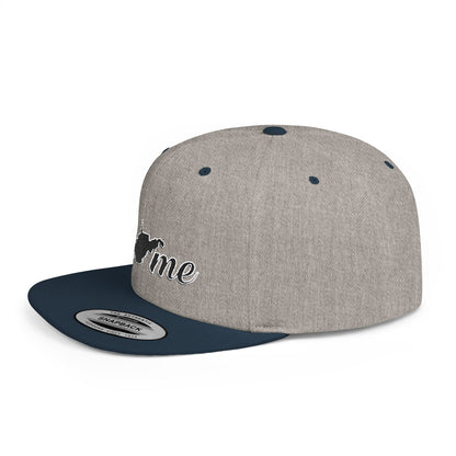 Flat Bill Snapback Hat | Home WV