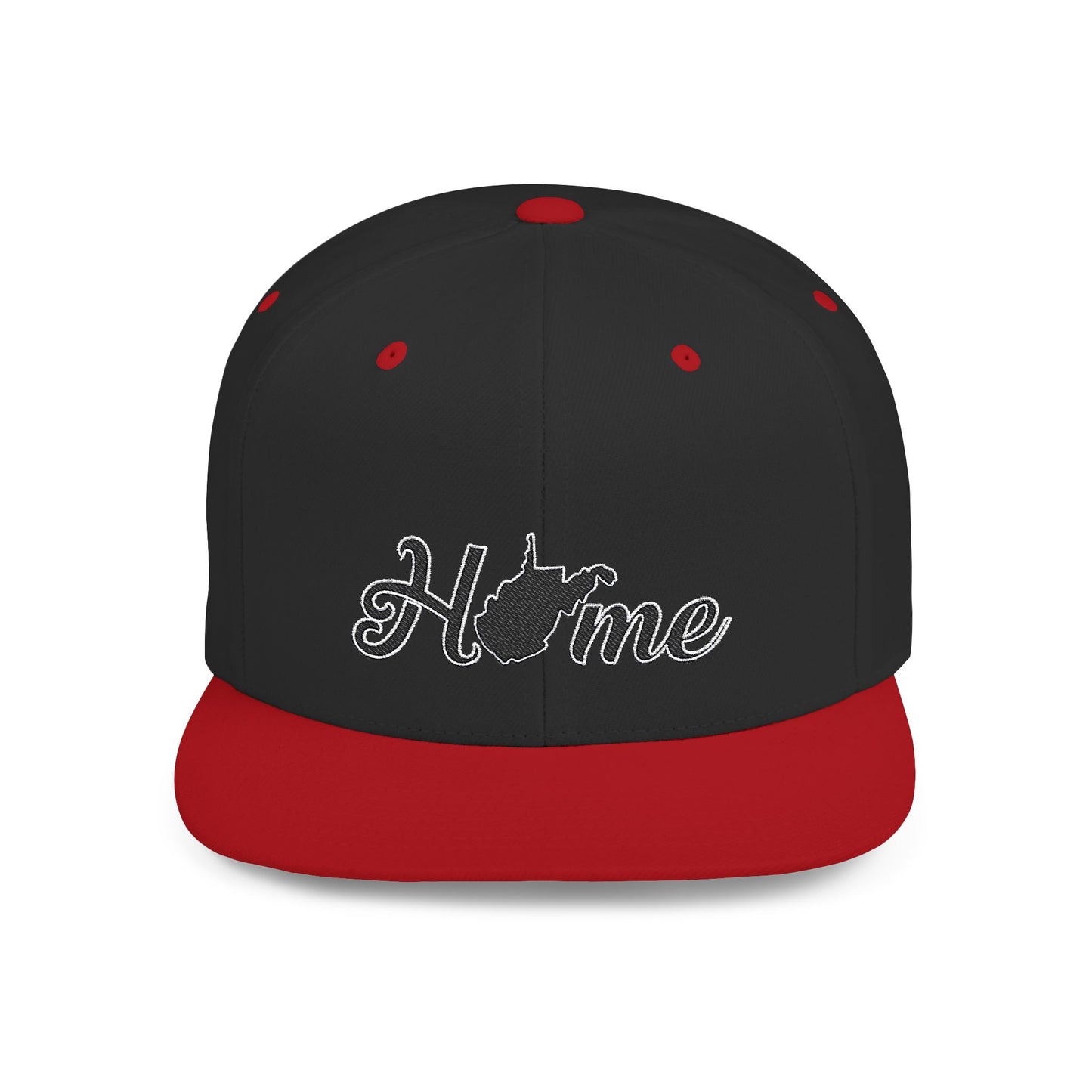 Flat Bill Snapback Hat | Home WV
