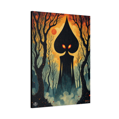 Canvas Wall Art | Braxie The Flatwoods Monster