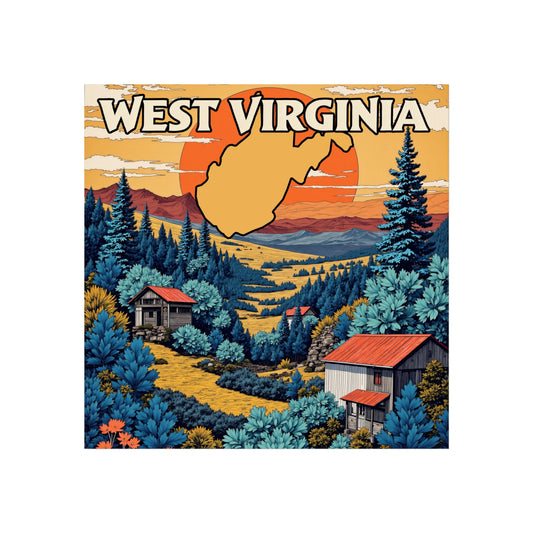 Fine Art Poster | West Virginia "Golden Summer"