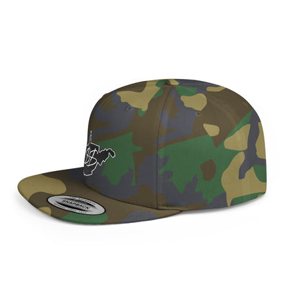 Flat Bill Snapback Hat | $$ WV