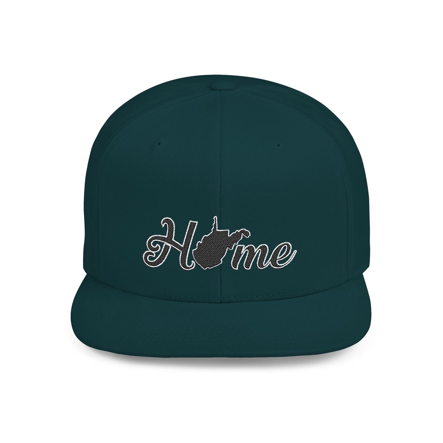 Flat Bill Snapback Hat | Home WV