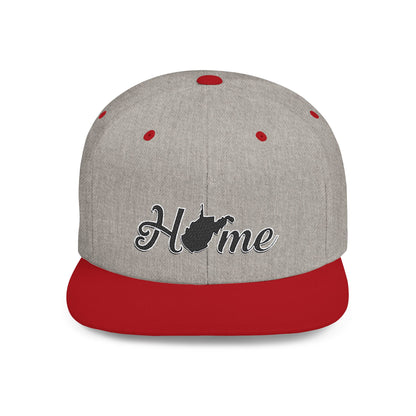 Flat Bill Snapback Hat | Home WV
