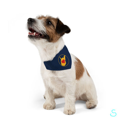 Pet Bandana Collar, Adjustable | Heart WV