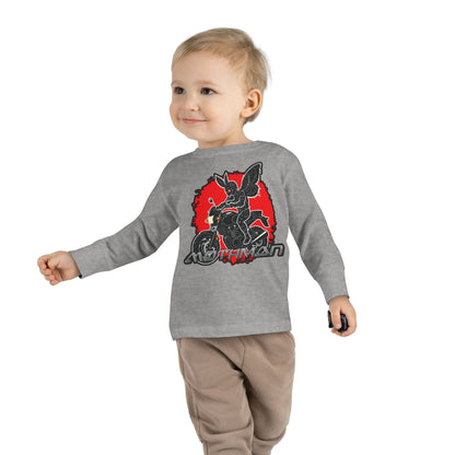 Toddler Long Sleeve Tee |  Mothman Biker