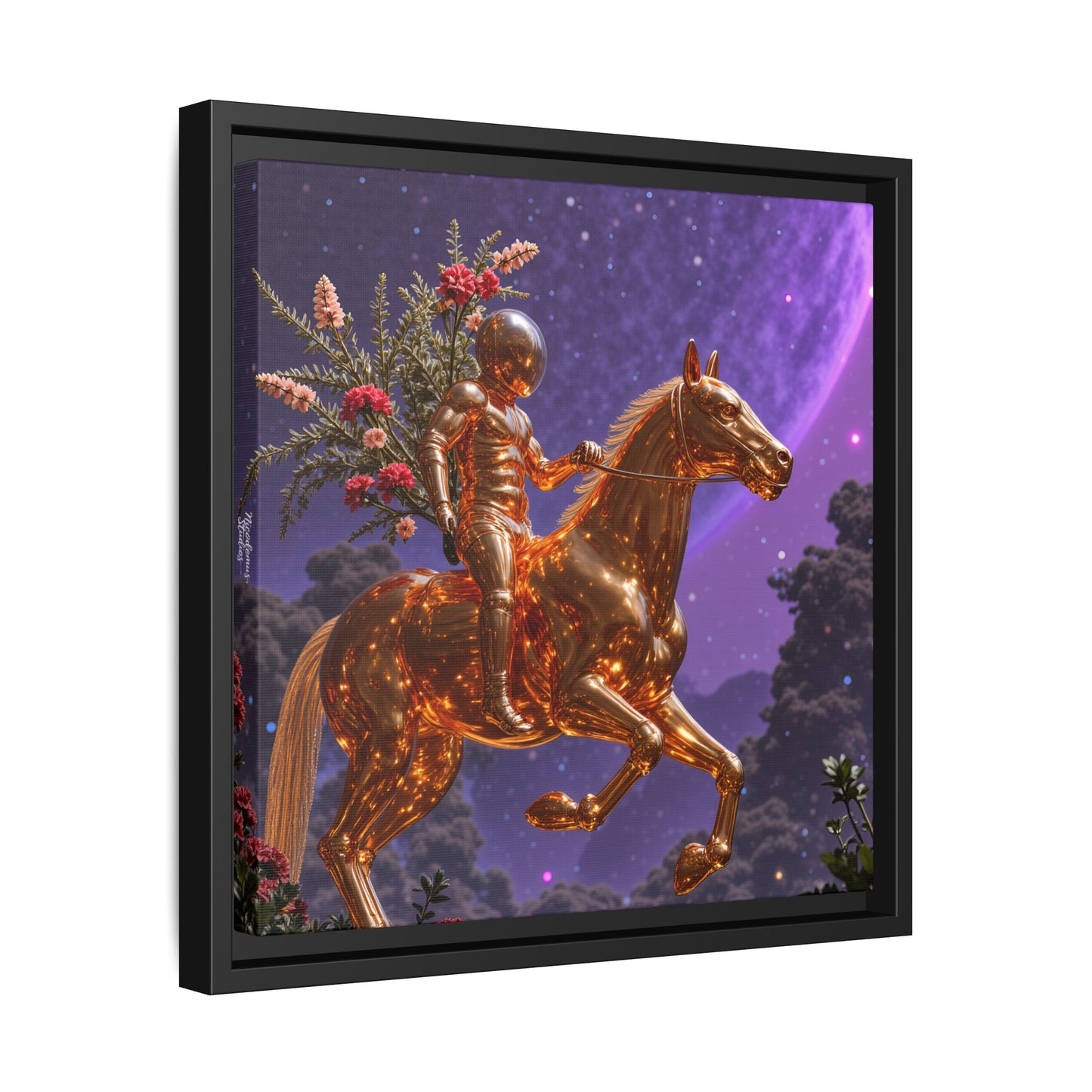 Framed Canvas Artprint | Petalborne Reveries 05 by Nicodemus Studios