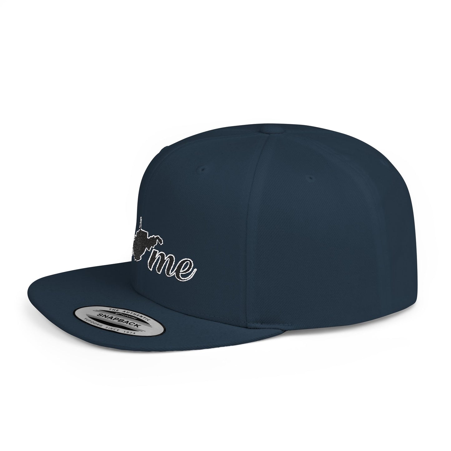 Flat Bill Snapback Hat | Home WV