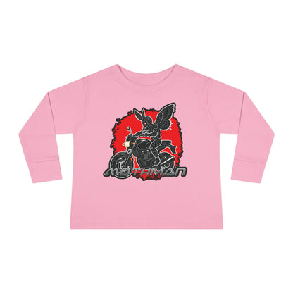 Toddler Long Sleeve Tee |  Mothman Biker