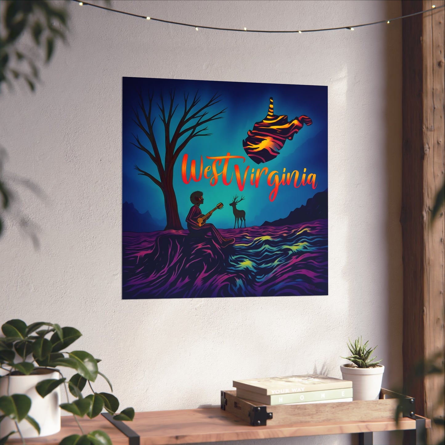 Fine Art Matte Poster Print | "Midnight Visions of West Virginia"