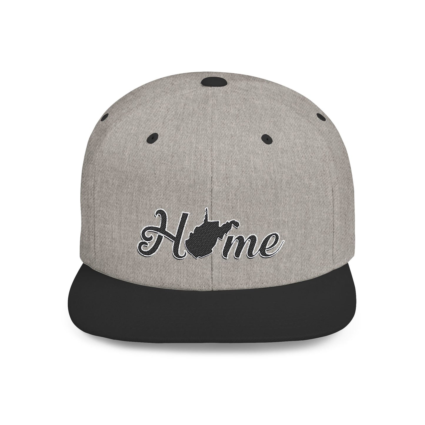 Flat Bill Snapback Hat | Home WV