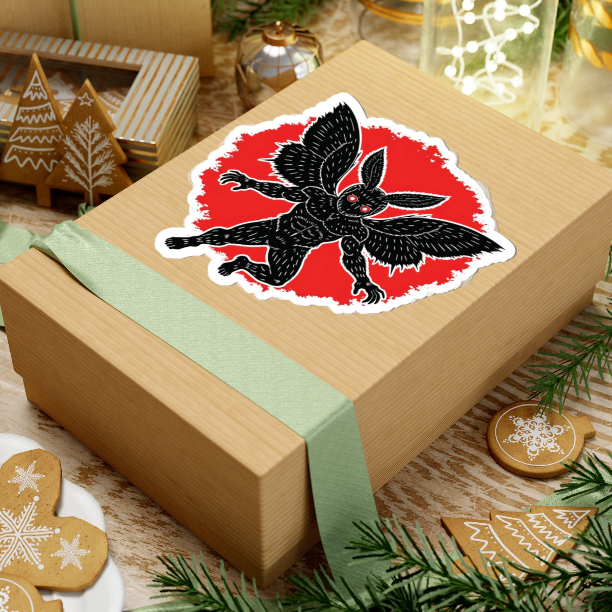Kiss-Cut Stickers | Flying Mothman