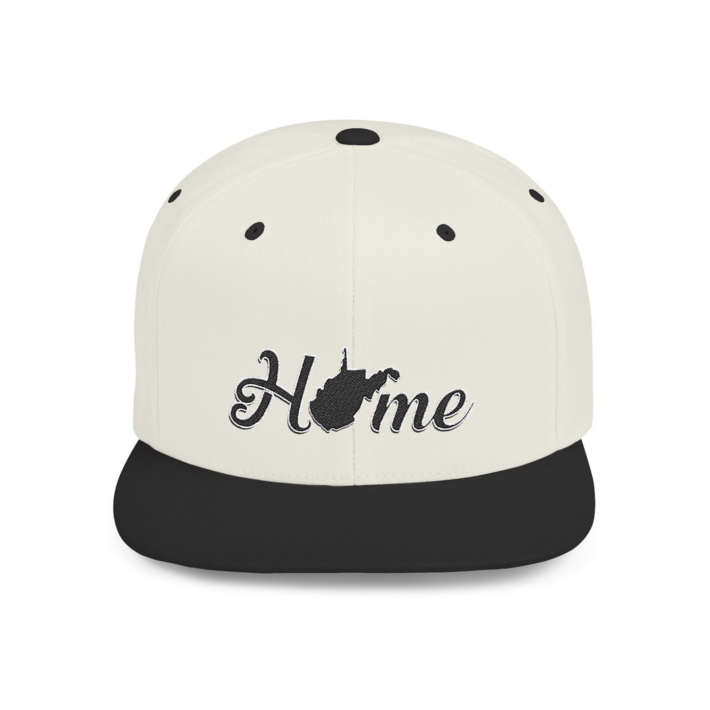 Flat Bill Snapback Hat | Home WV
