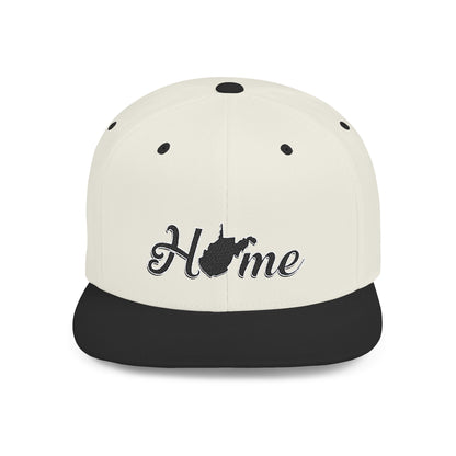 Flat Bill Snapback Hat | Home WV