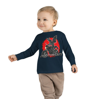 Toddler Long Sleeve Tee |  Mothman Biker