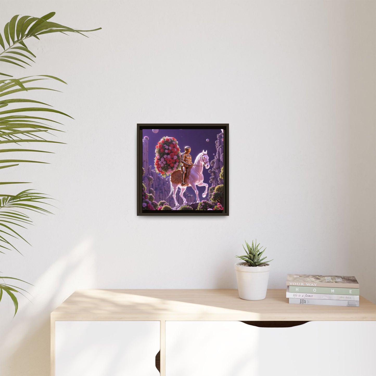 Framed Canvas Artprint | Petalborne Reveries 02 by Nicodemus Studios