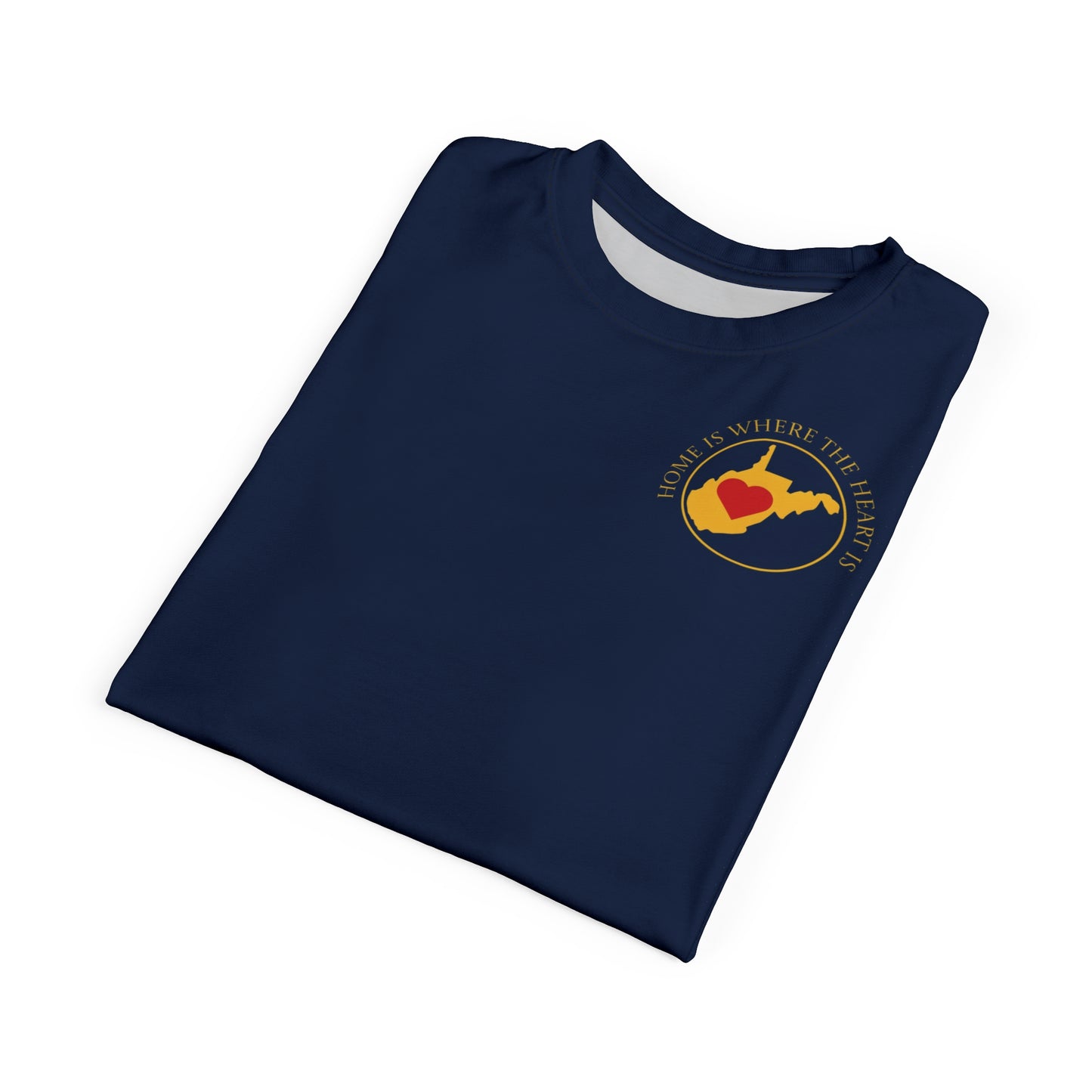 Unisex Graphic Tee Shirt | Home Is Where The Heart Is WV