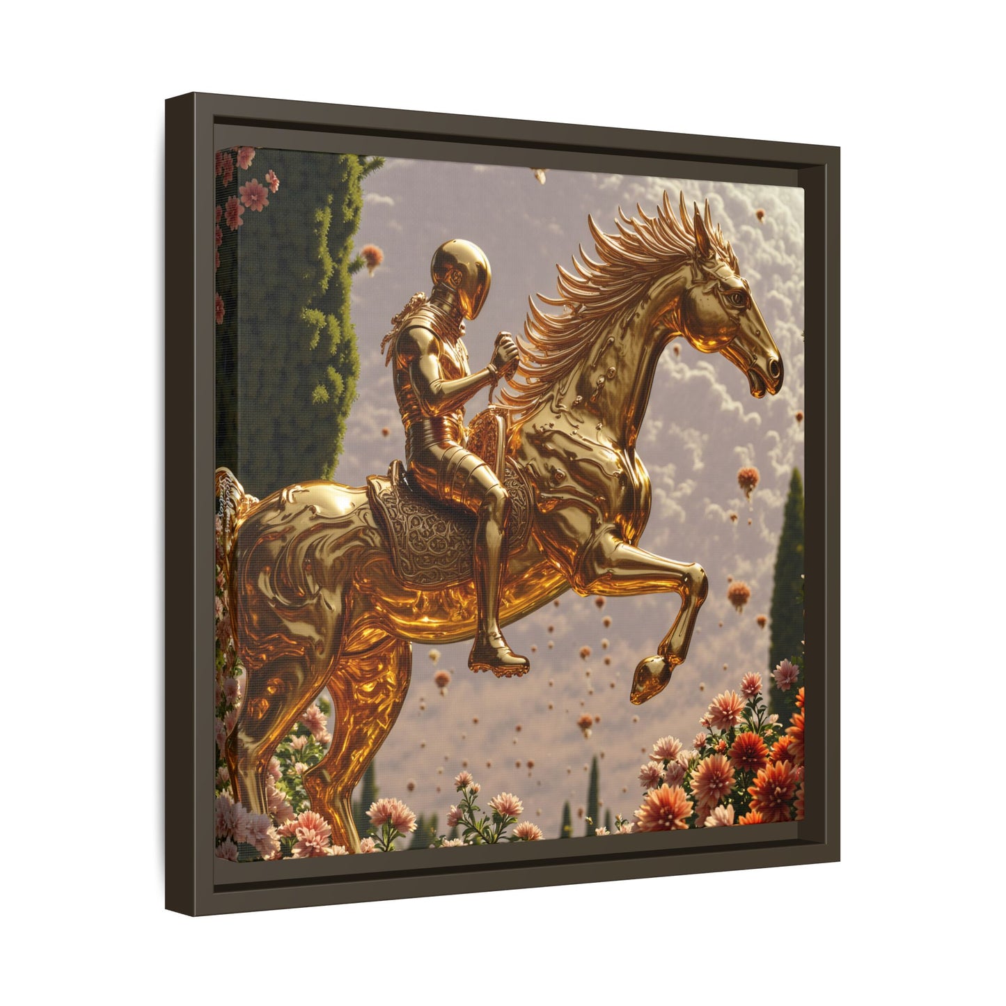 Framed Canvas Artprint | Petalborne Reveries 03 by Nicodemus Studios