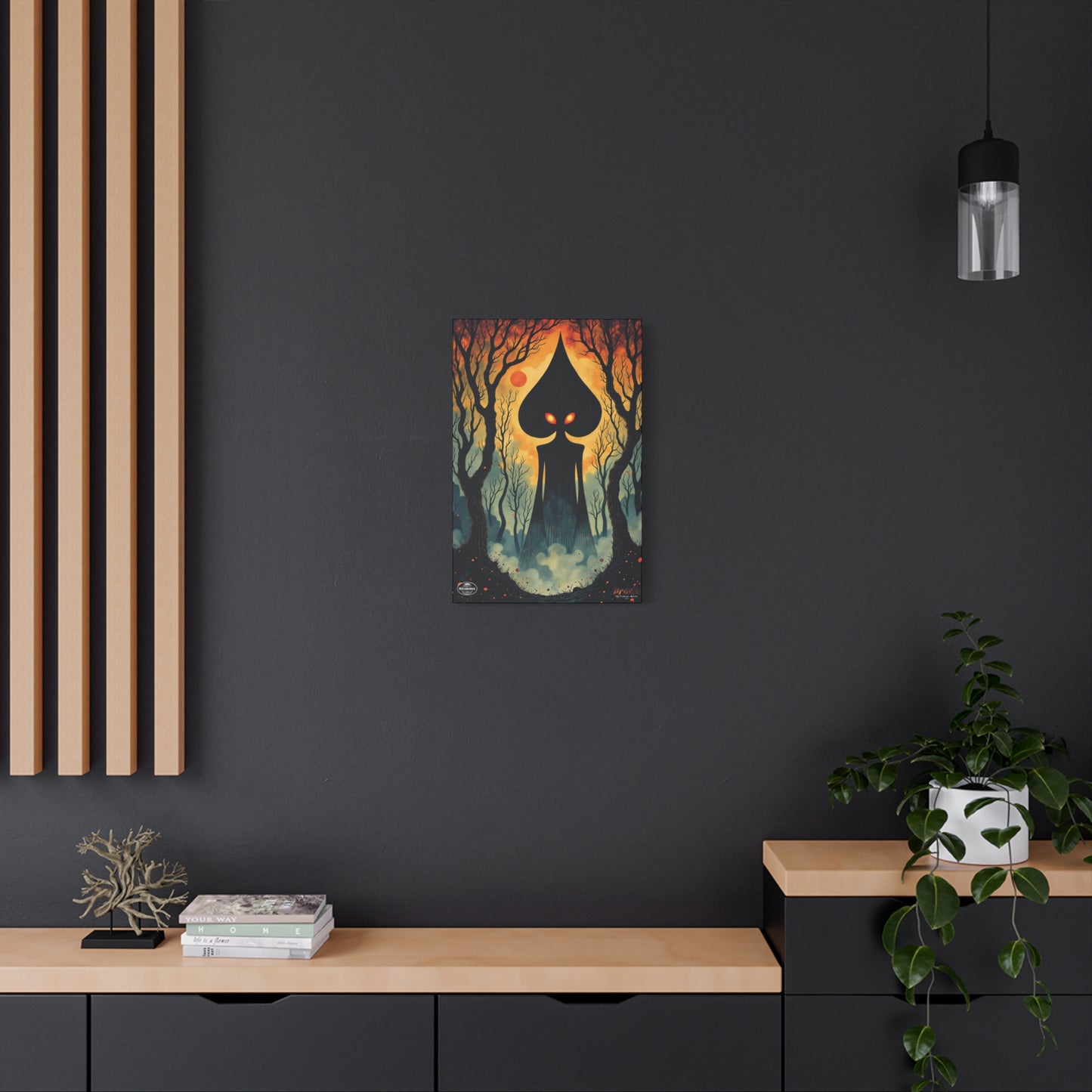 Canvas Wall Art | Braxie The Flatwoods Monster