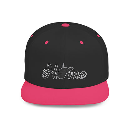 Flat Bill Snapback Hat | Home WV
