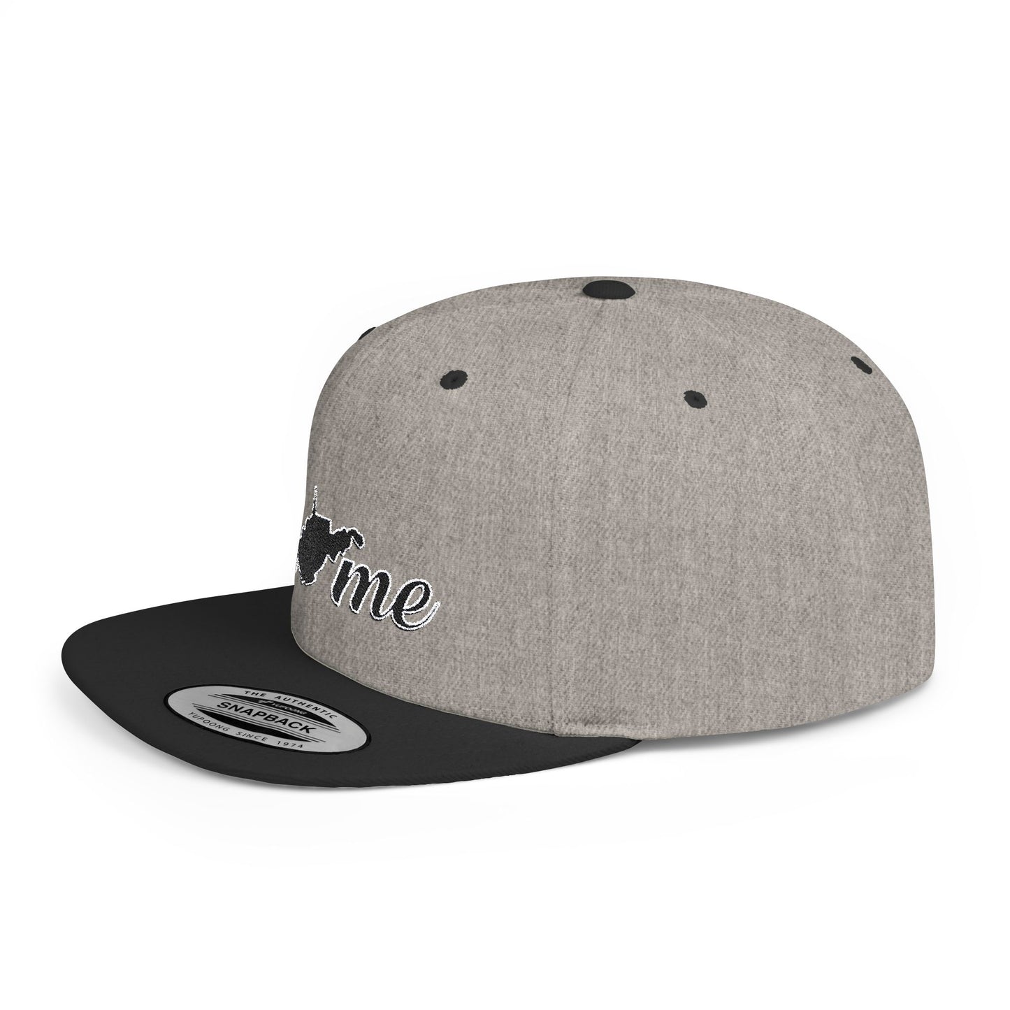 Flat Bill Snapback Hat | Home WV