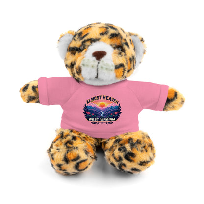 Stuffed Animals with Tee-Pink-Jaguar-8"-Nicodemus Studios
