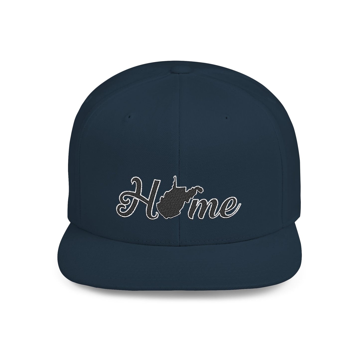 Flat Bill Snapback Hat | Home WV
