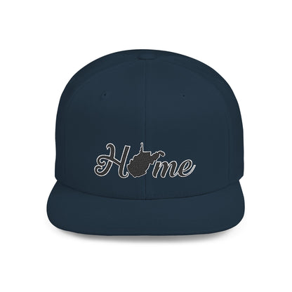 Flat Bill Snapback Hat | Home WV