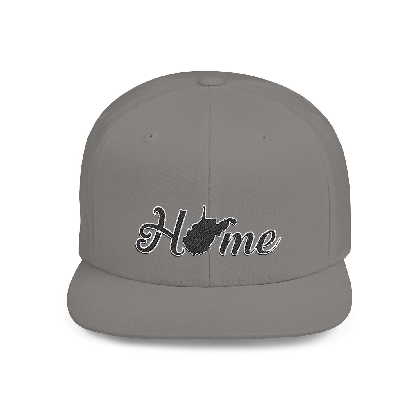 Flat Bill Snapback Hat | Home WV