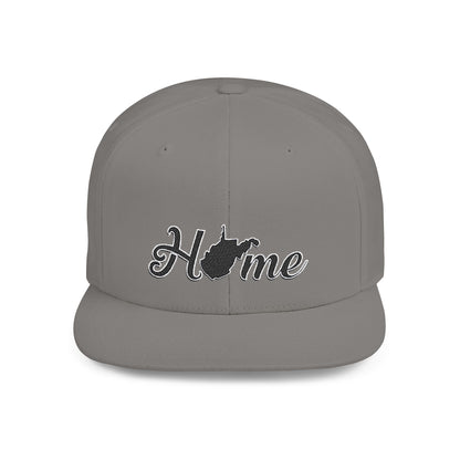 Flat Bill Snapback Hat | Home WV