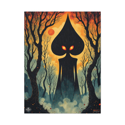 Canvas Wall Art | Braxie The Flatwoods Monster