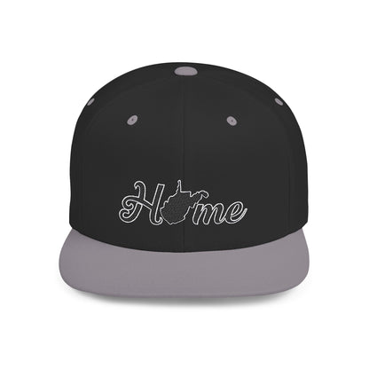 Flat Bill Snapback Hat | Home WV