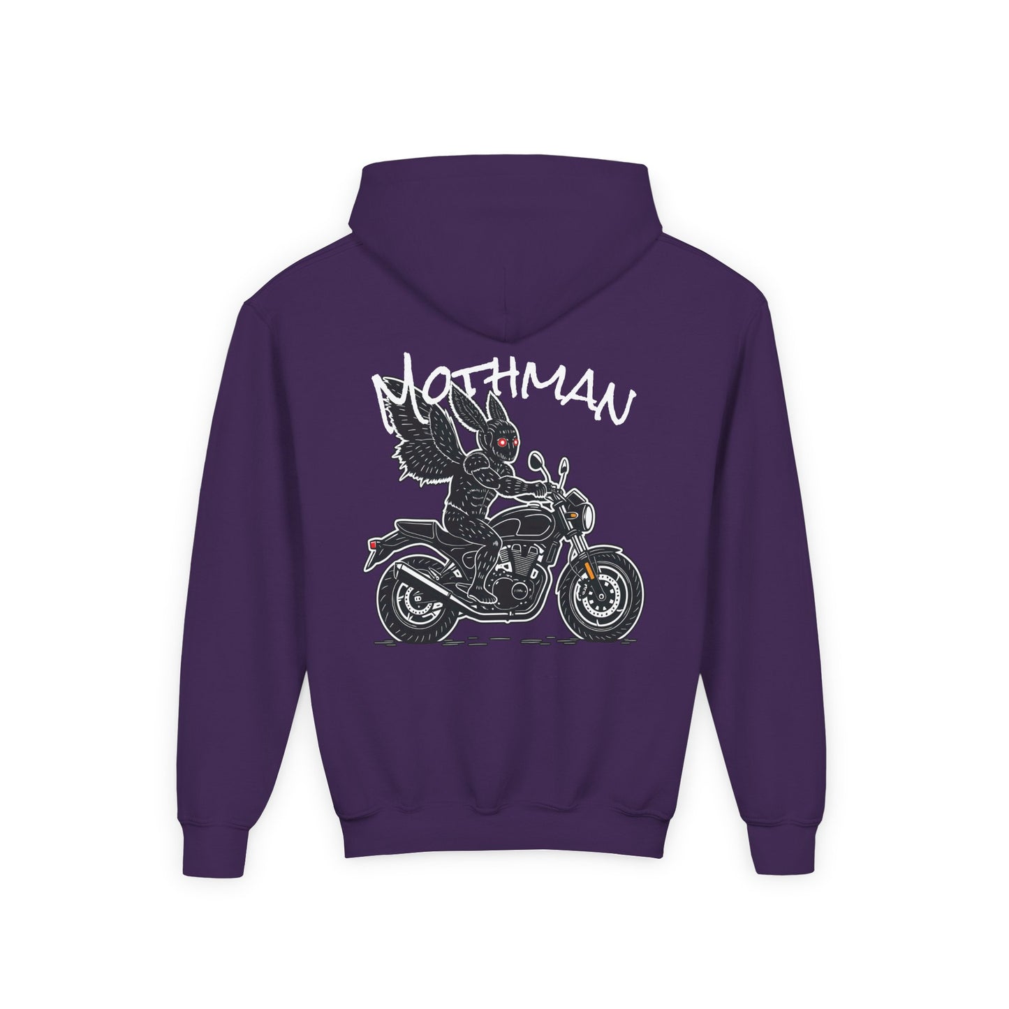 Cozy Youth Hoodie | Biker Mothman