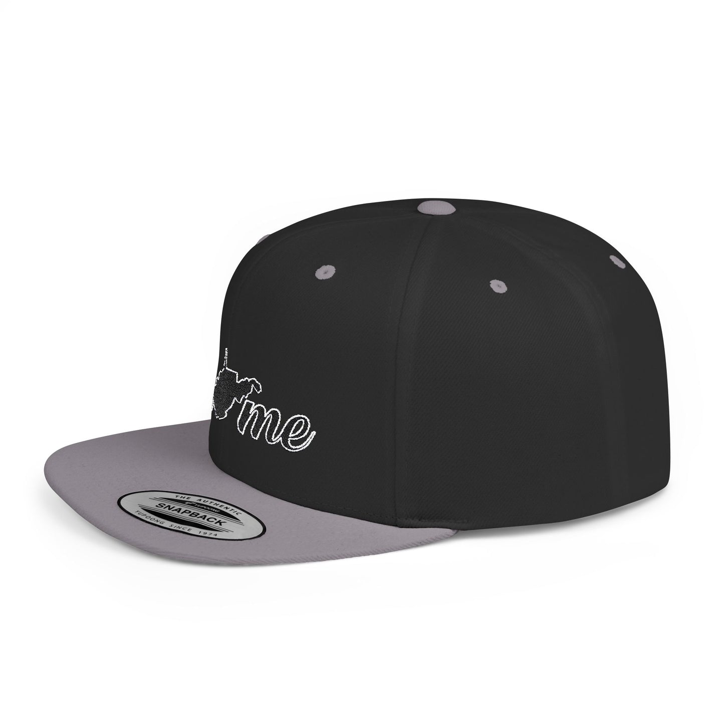 Flat Bill Snapback Hat | Home WV