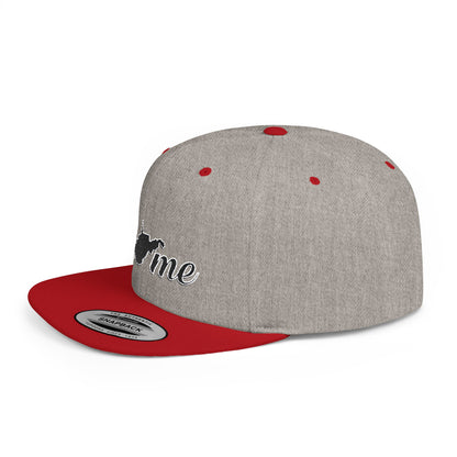 Flat Bill Snapback Hat | Home WV