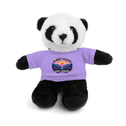 Stuffed Animals with Tee-Lavender-Panda-8"-Nicodemus Studios