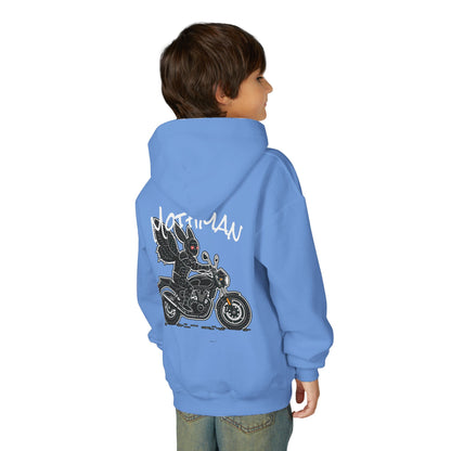Cozy Youth Hoodie | Biker Mothman