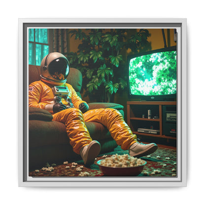 Framed Canvas Artprint | Spacing Out 01 by Nicodemus Studios