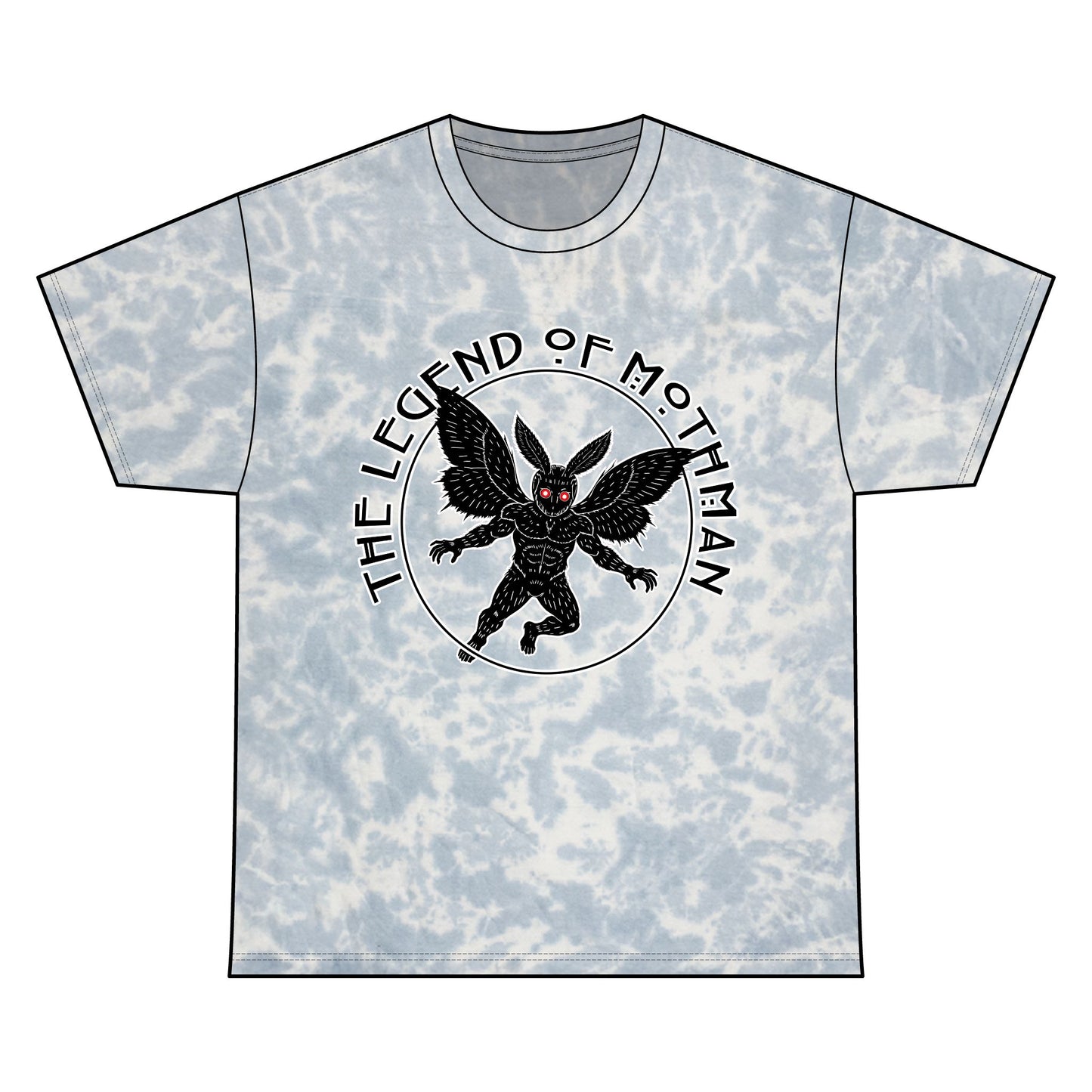 Unisex Tie Dye Cotton Tee | Legend of Mothman
