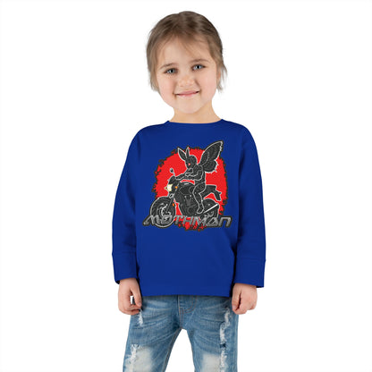 Toddler Long Sleeve Tee |  Mothman Biker