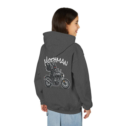 Cozy Youth Hoodie | Biker Mothman