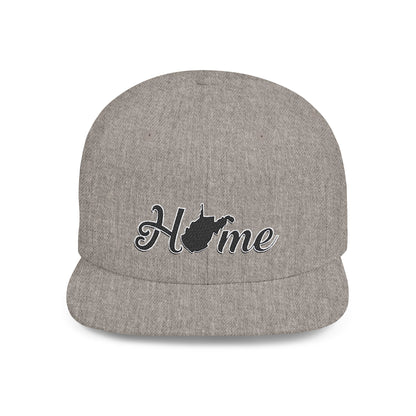 Flat Bill Snapback Hat | Home WV