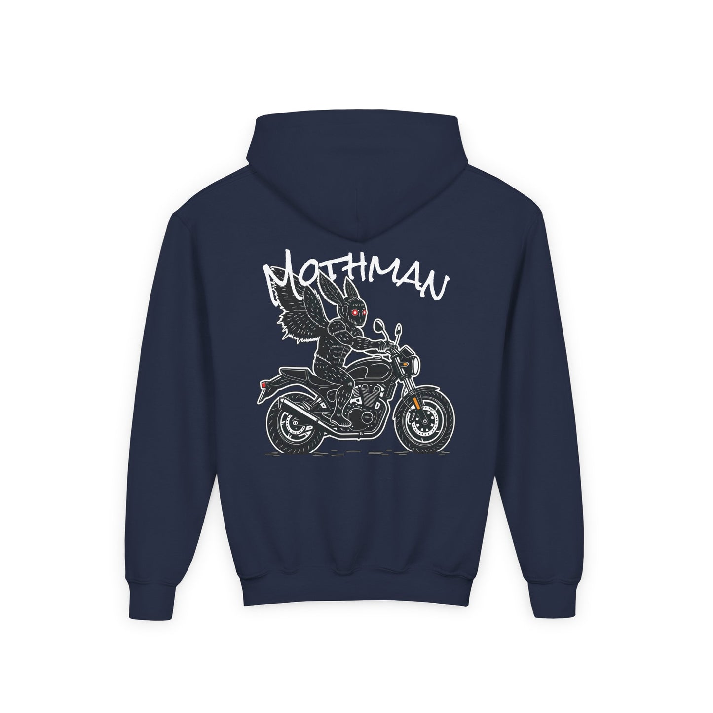 Cozy Youth Hoodie | Biker Mothman