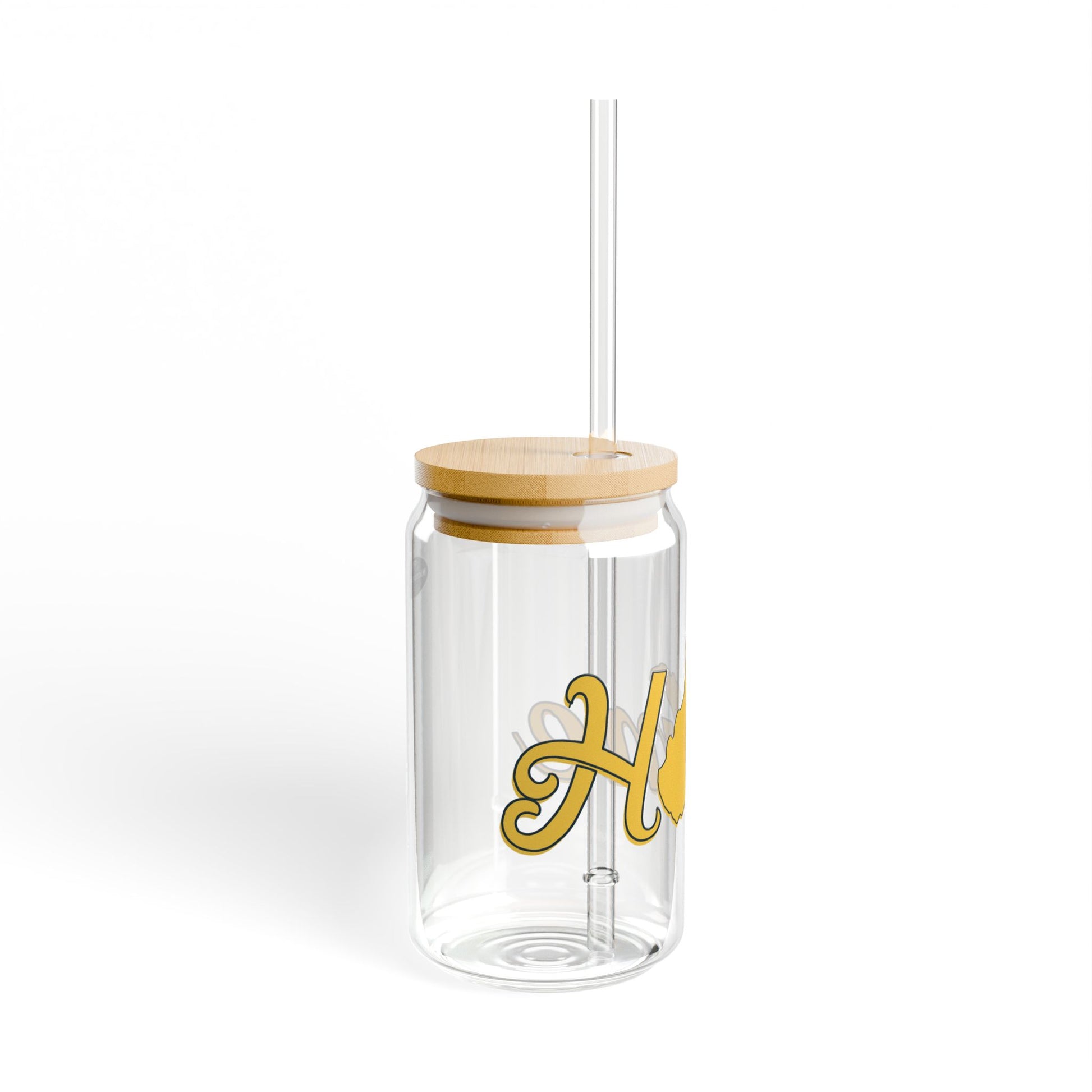 16oz Eco-Friendly Sipper Glass | "Home WV"-Nicodemus Studios